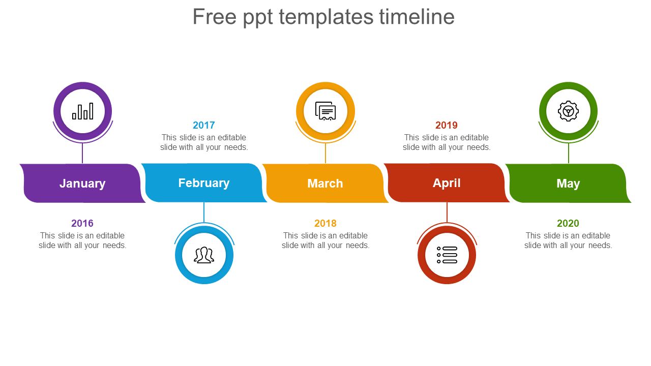 Free - PPT Templates Timeline PowerPoint Presentation
